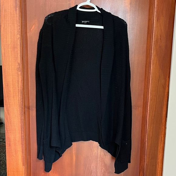 Express Women's Black Cardigan Sweater - Picture 1 of 3